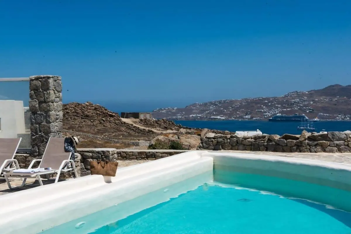 Gorgeous Villa W Ocean Views And Shared Pools Ornos  0*, Ornos (Mykonos)