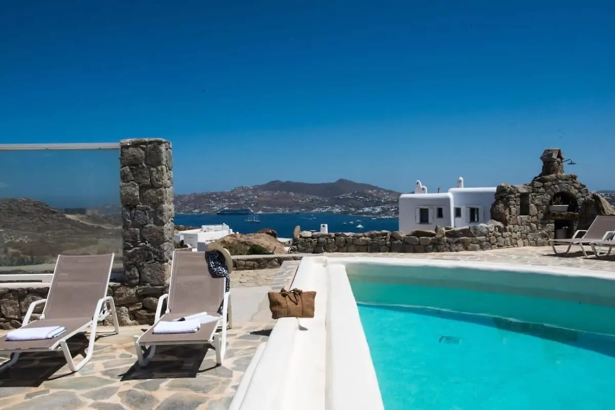 Gorgeous Villa W Ocean Views And Shared Pools Ornos